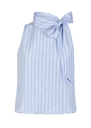 Veda stripe top Light Blue Neo Noir 